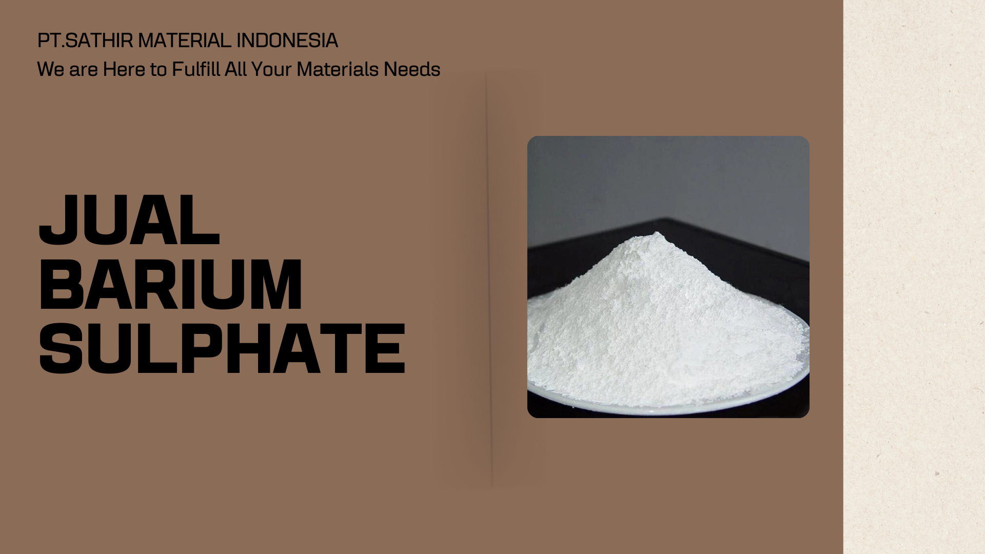 Jual Barium Sulphate
