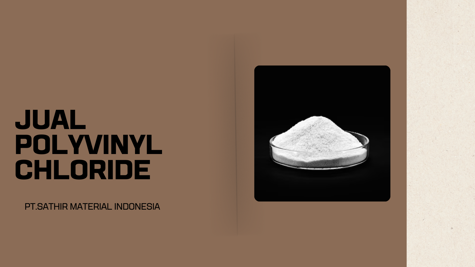 Jual Polyvinyl Chloride