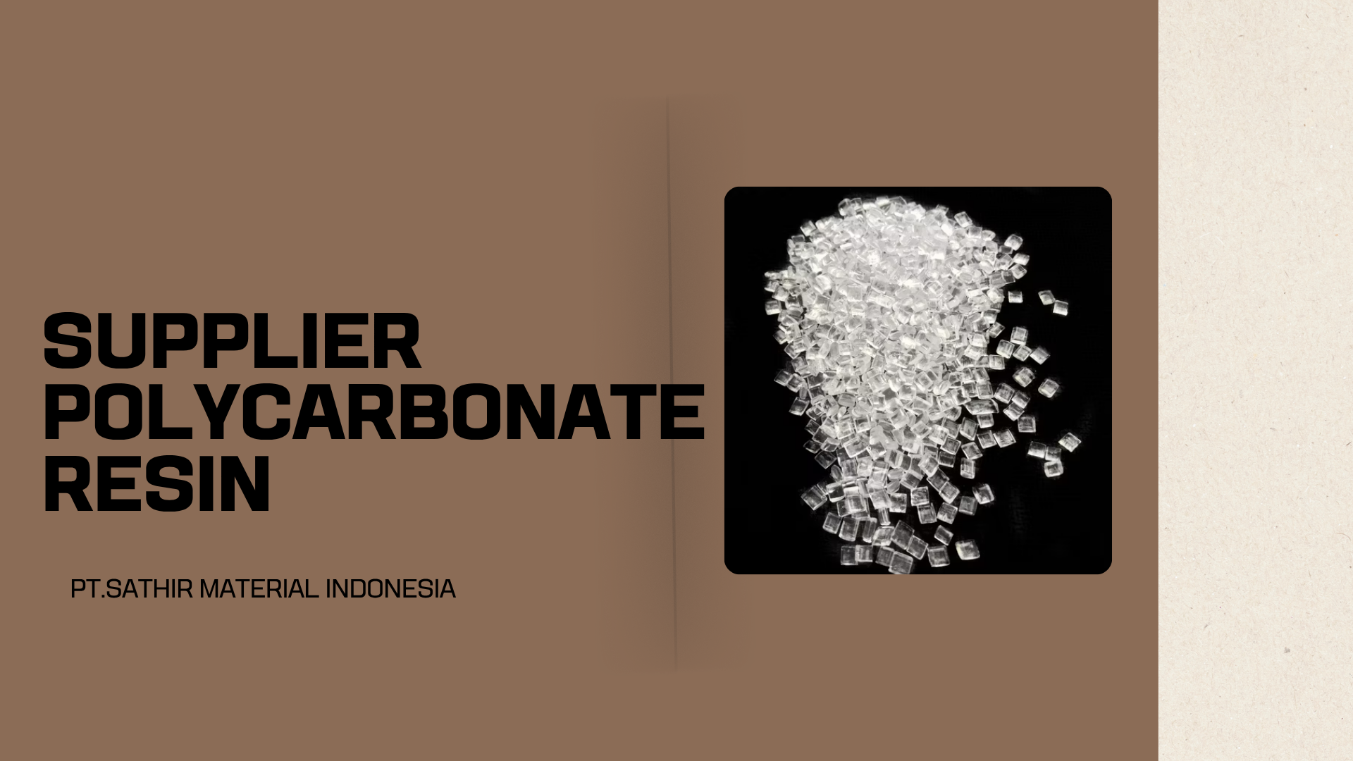 Supplier Polycarbonate Resin