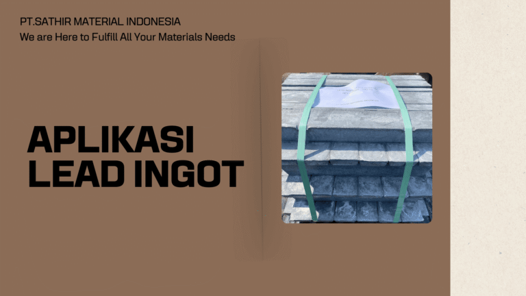 Aplikasi Lead Ingot