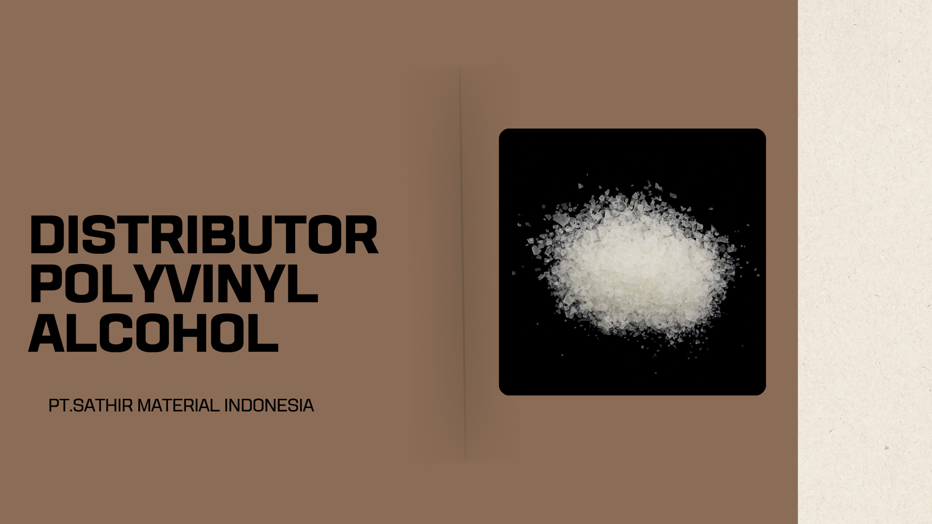 Distributor Polyvinyl Alcohol