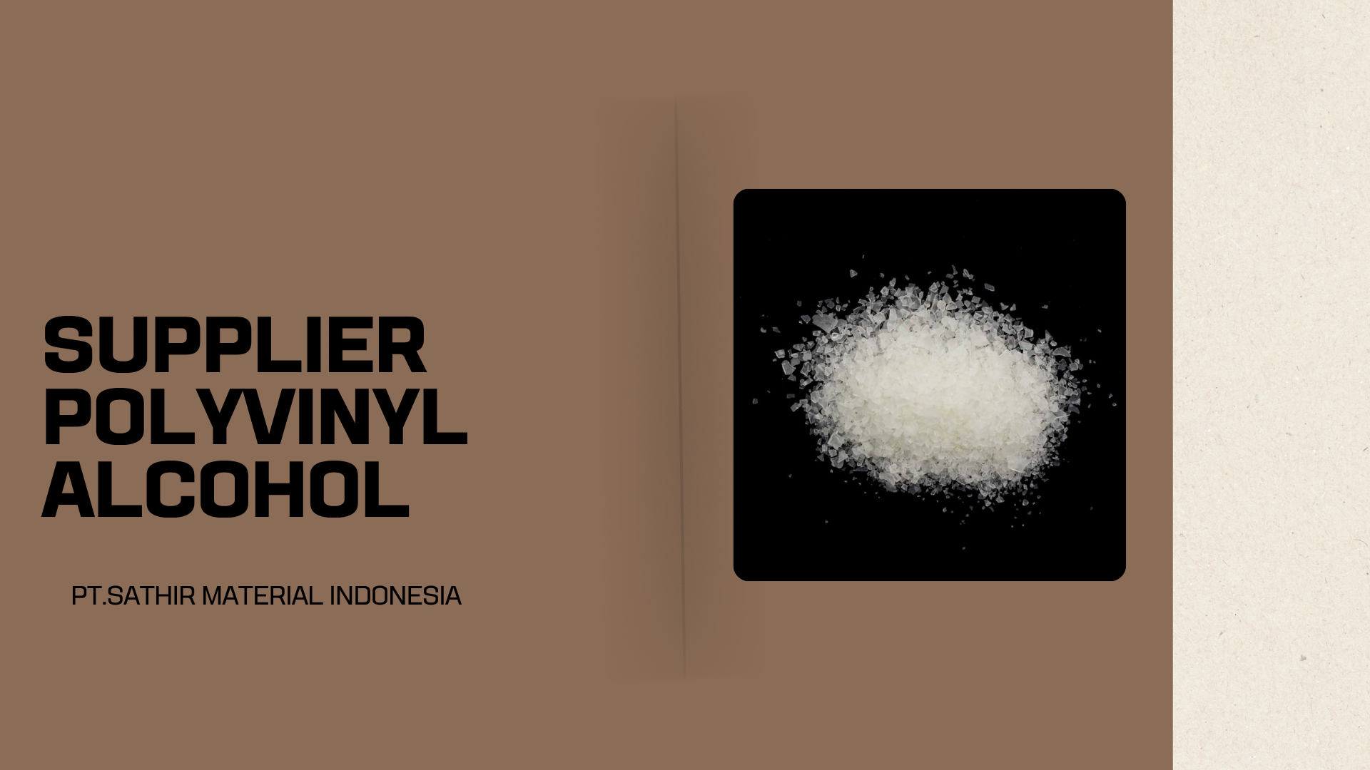 Supplier Polyvinyl Alcohol 