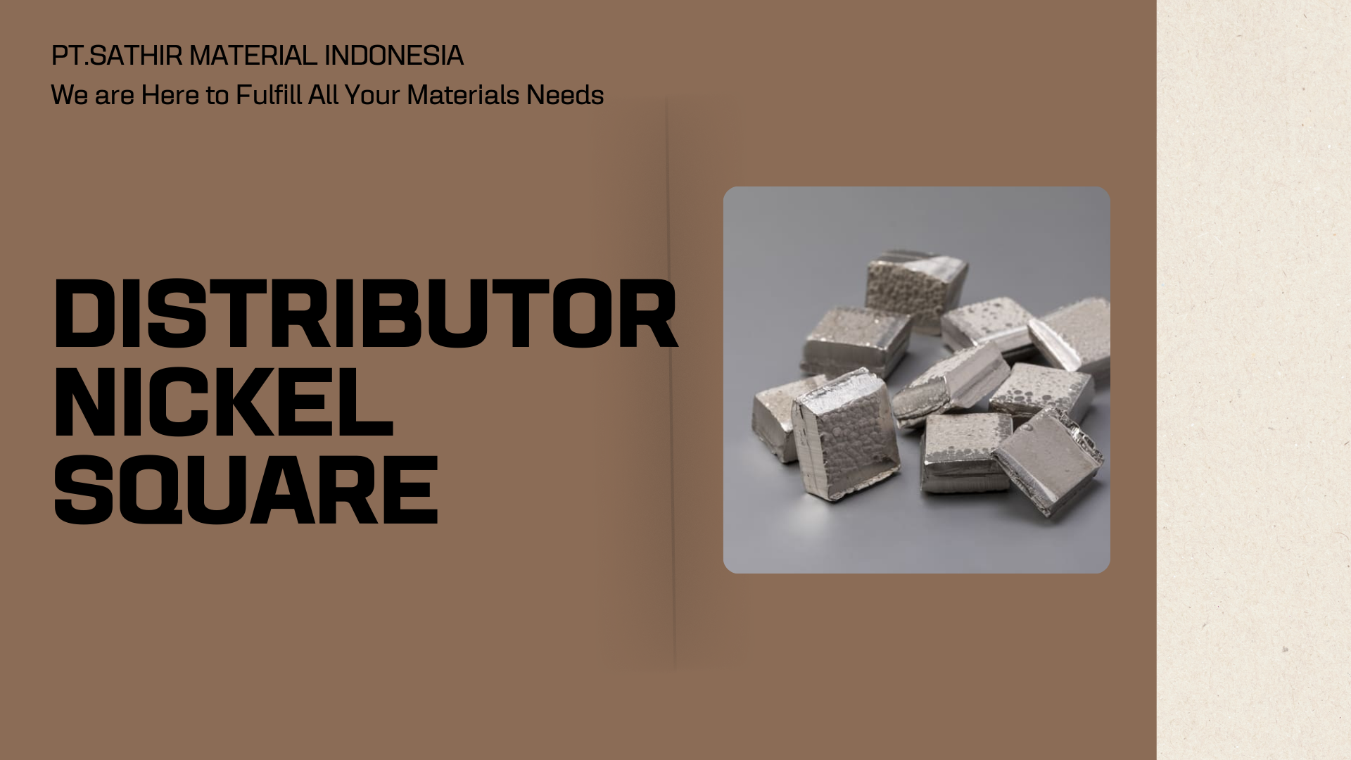 Distributor Nickel Square