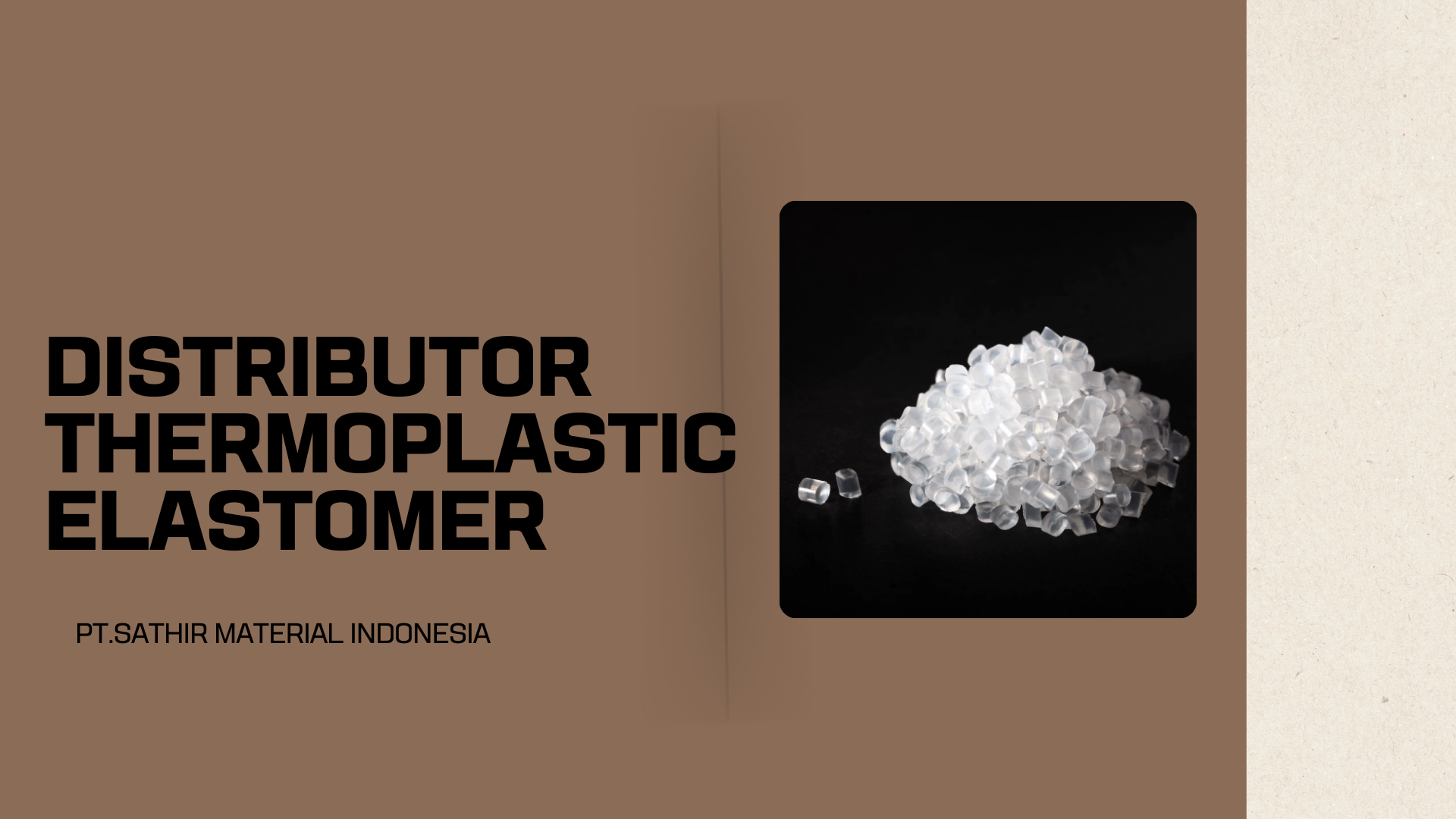Apa Itu Thermoplastic Elastomer (TPE)?