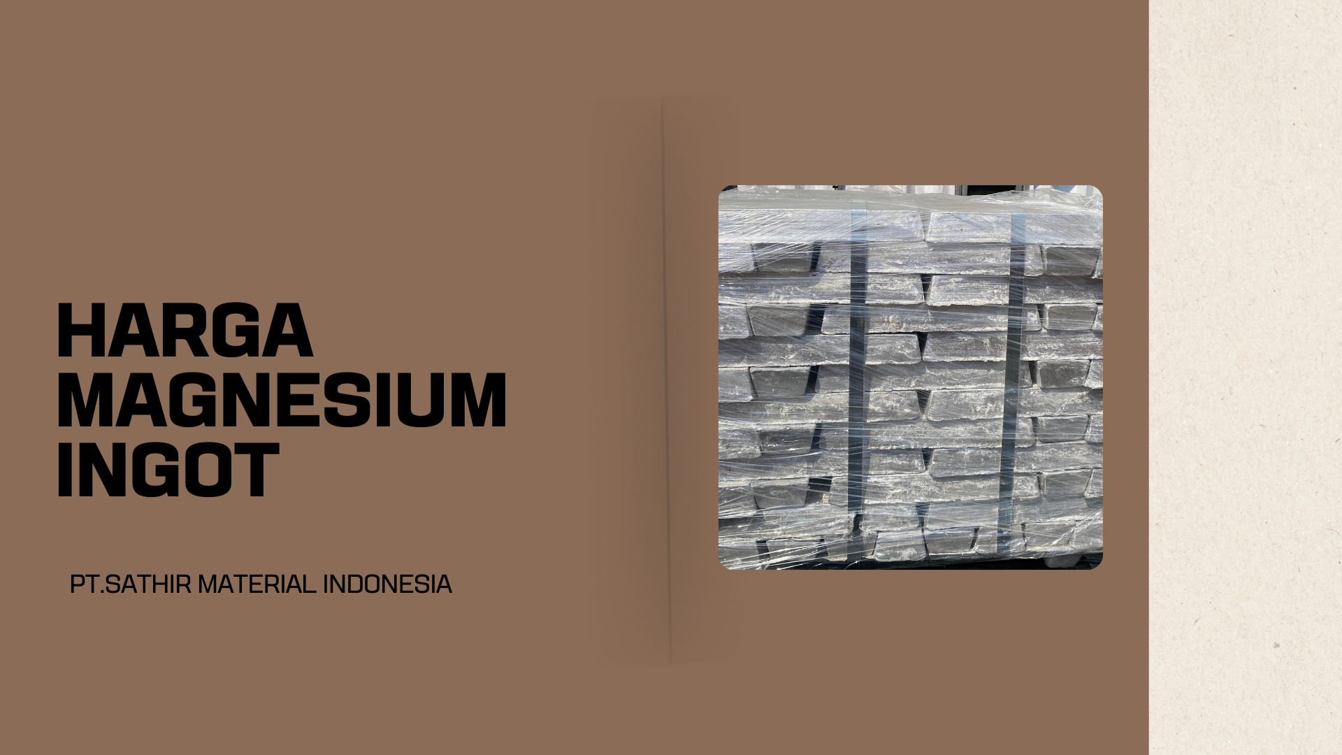 Harga Magnesium Ingot