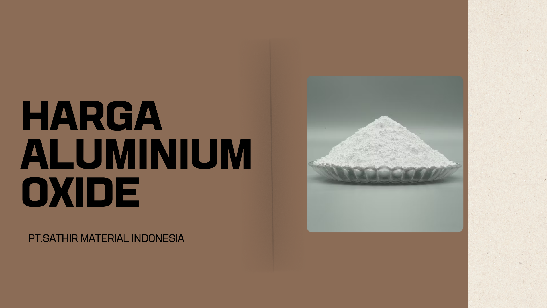 Harga Aluminium Oxide 