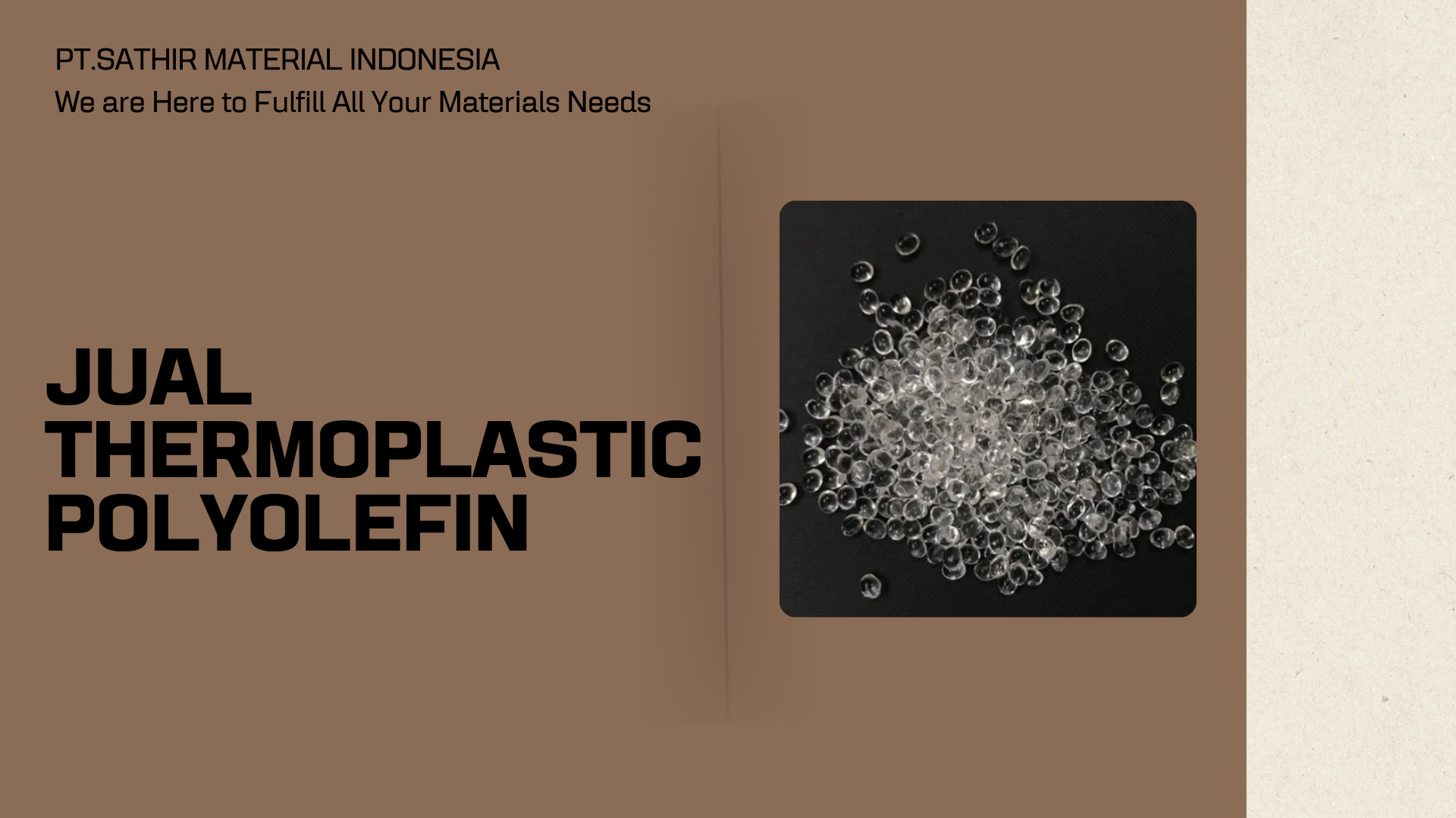Jual Thermoplastic Polyolefin