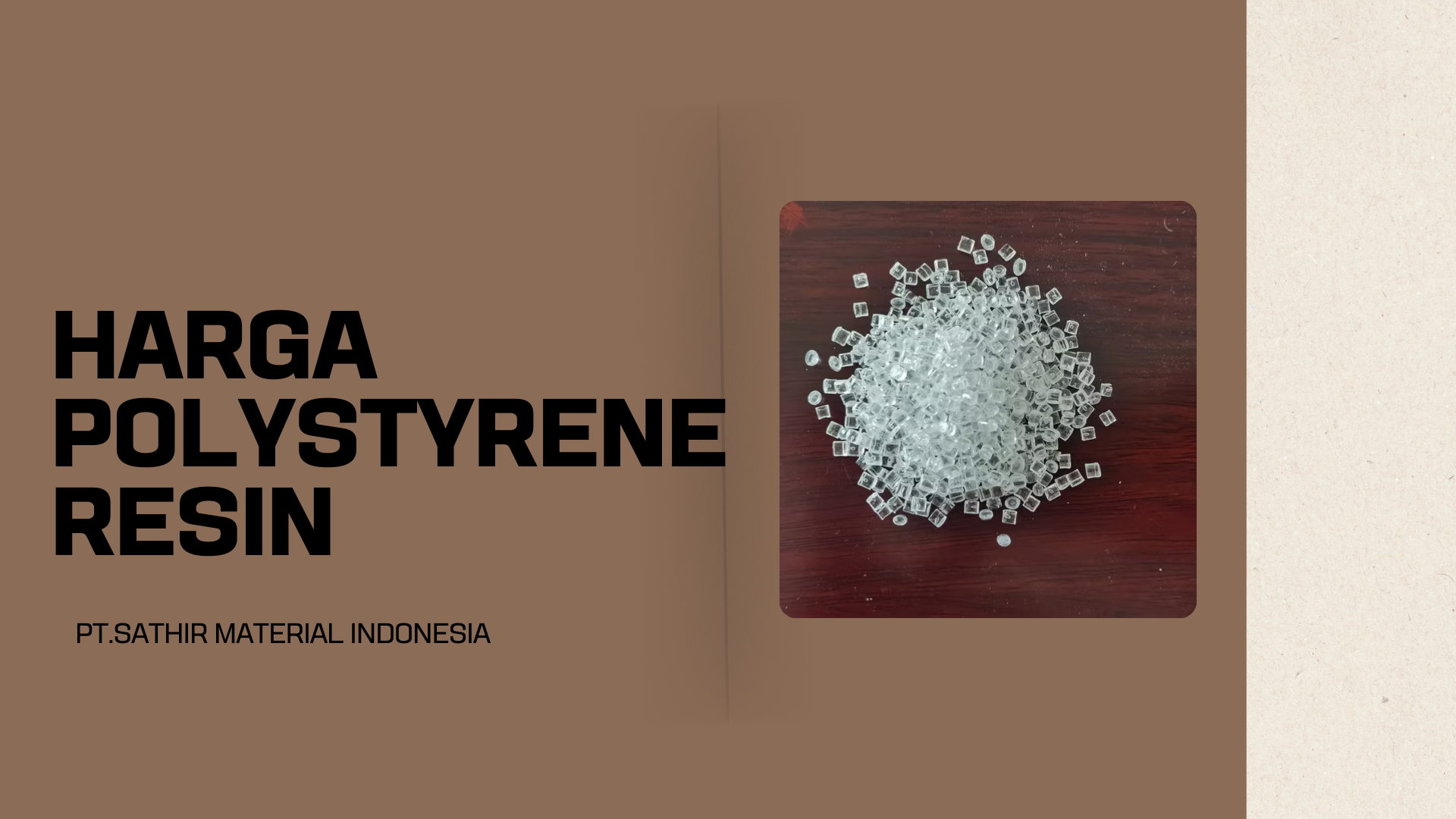Harga Polystyrene Resin