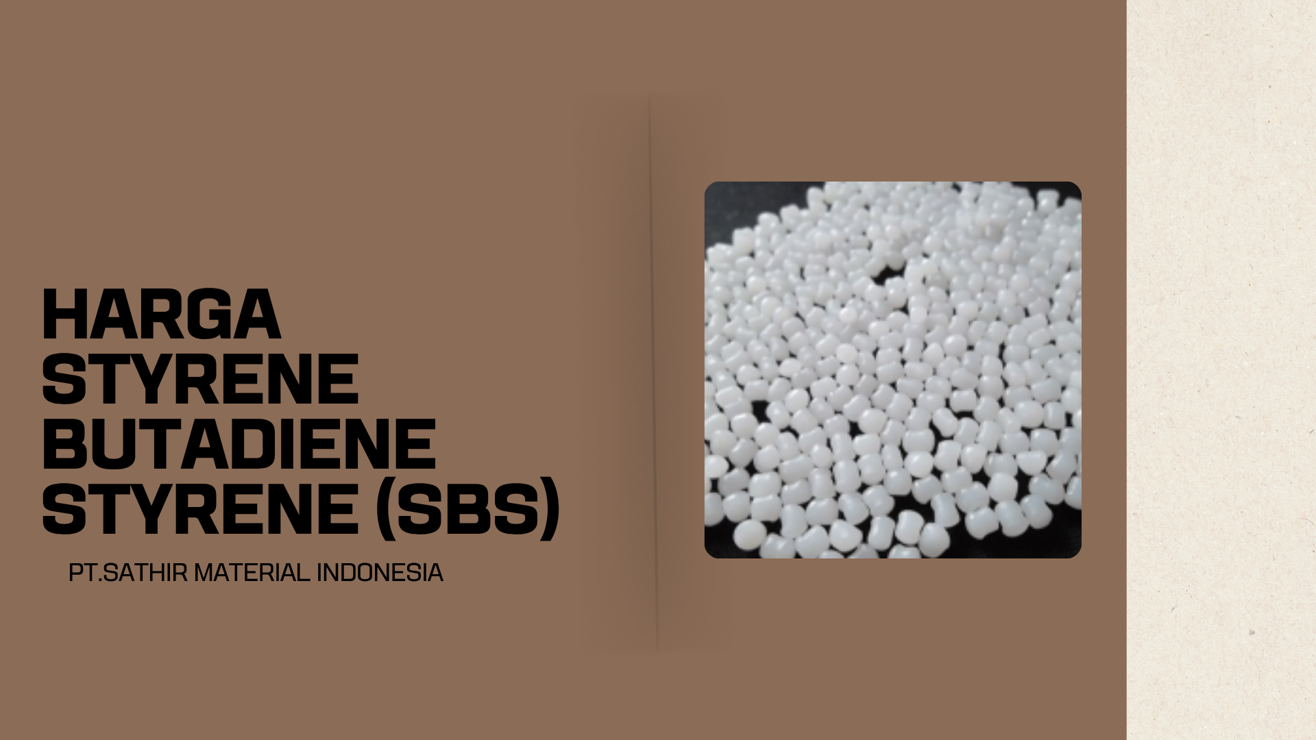 Harga Styrene Butadiene Styrene 