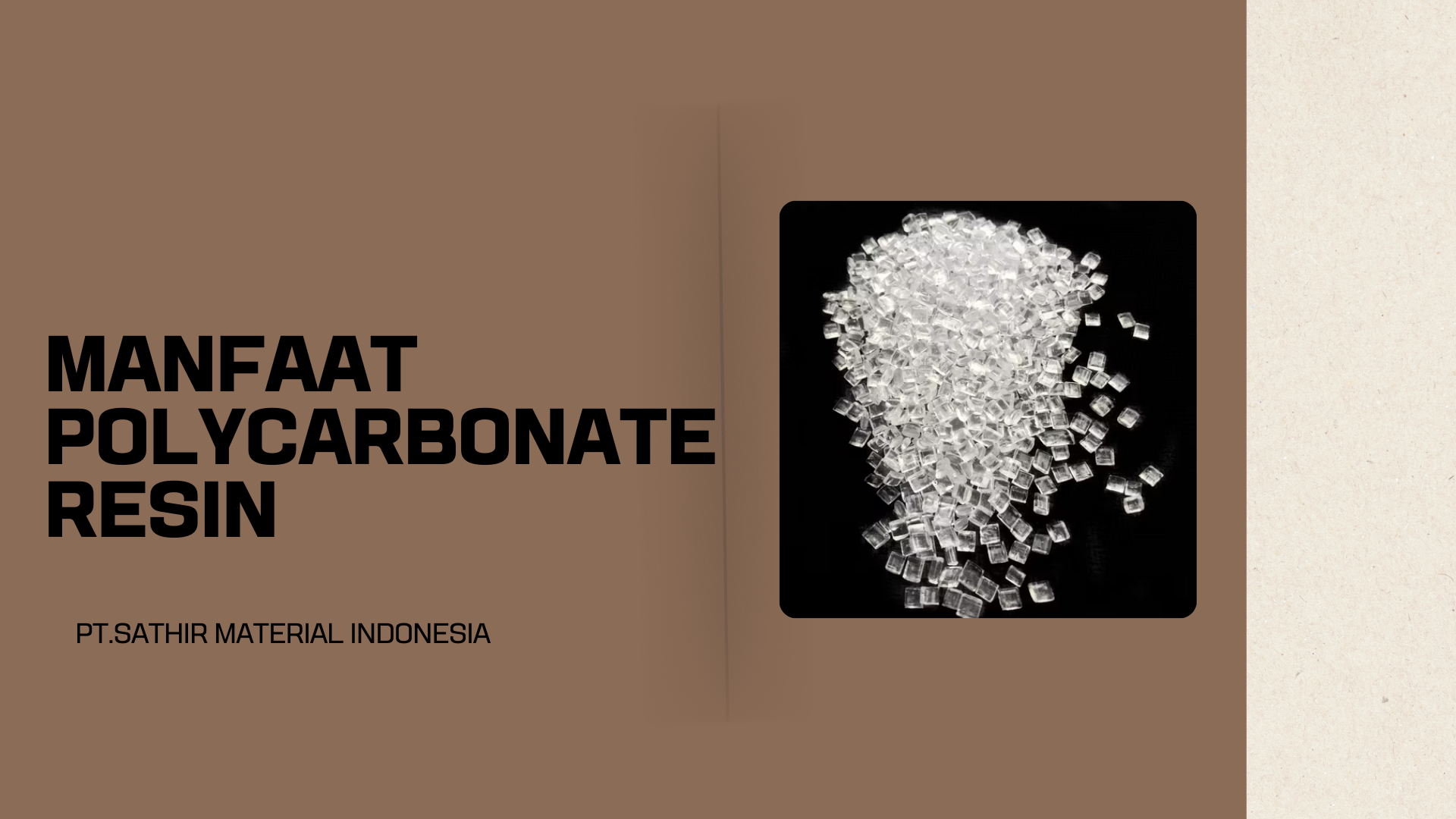 Manfaat Polycarbonate Resin
