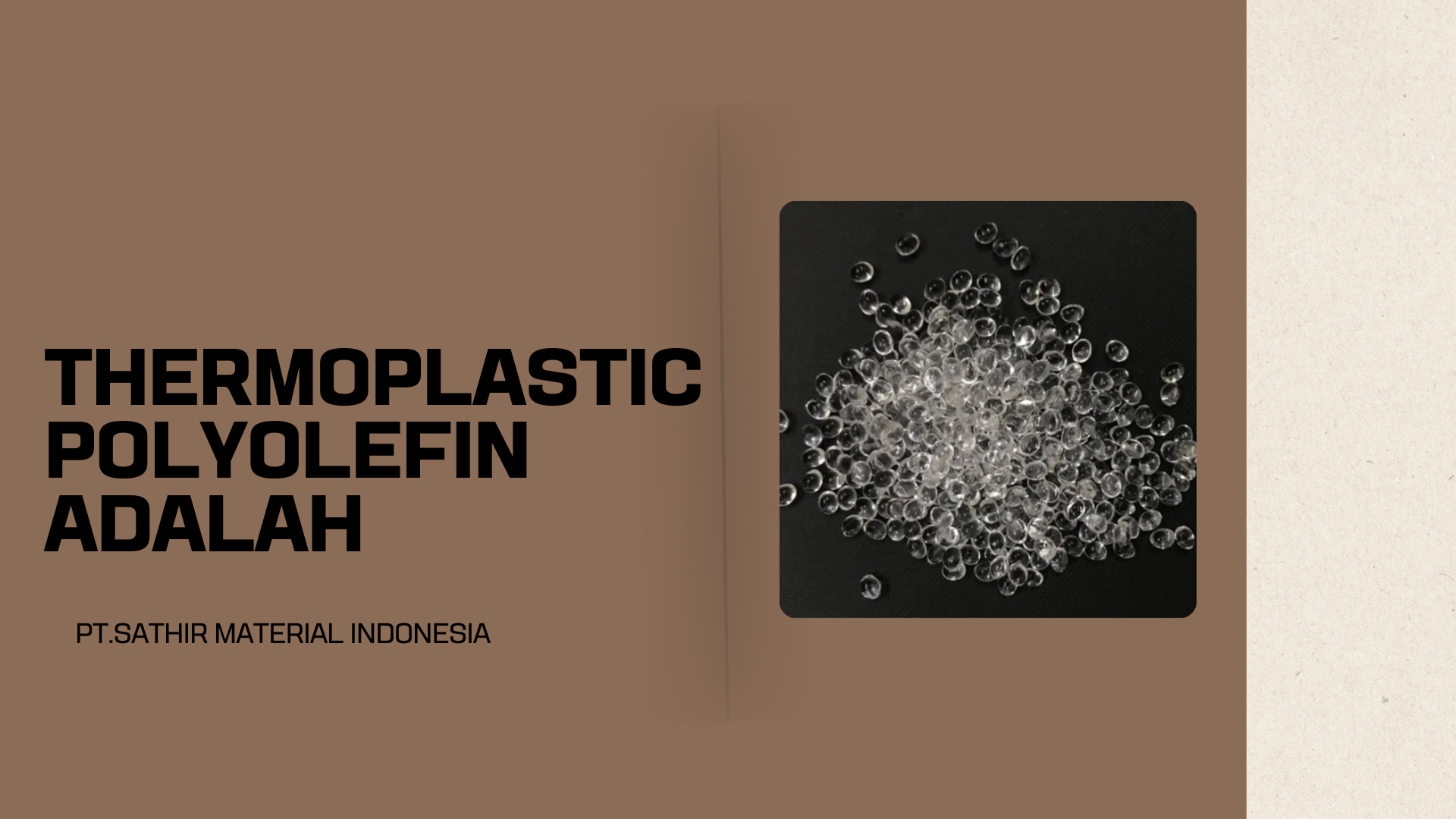 Thermoplastic Polyolefin Adalah