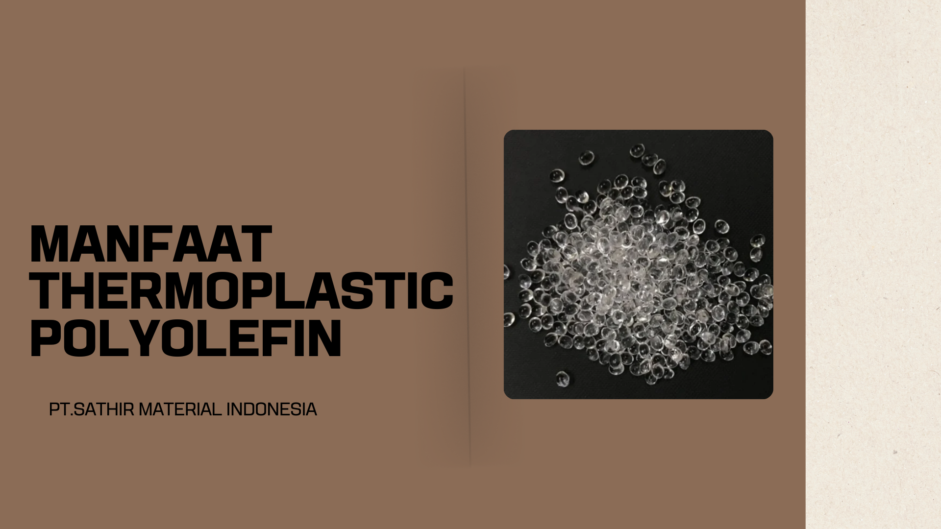 Manfaat Thermoplastic Polyolefin