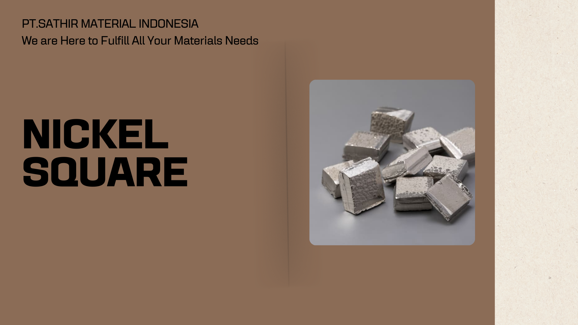 Produksi Nickel Square