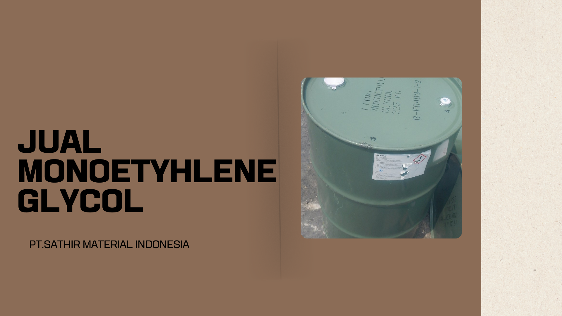 Jual Monoethylene Glycol 