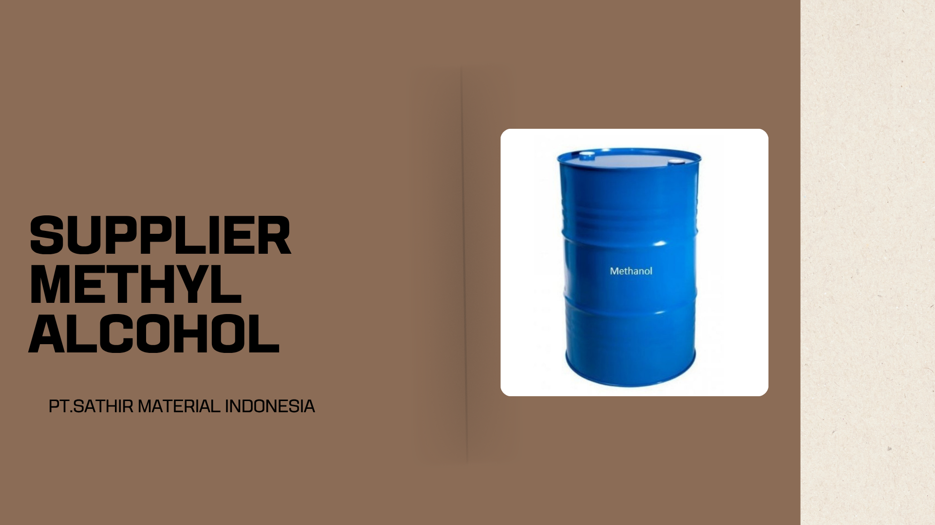 Supplier Methyl Alcohol 