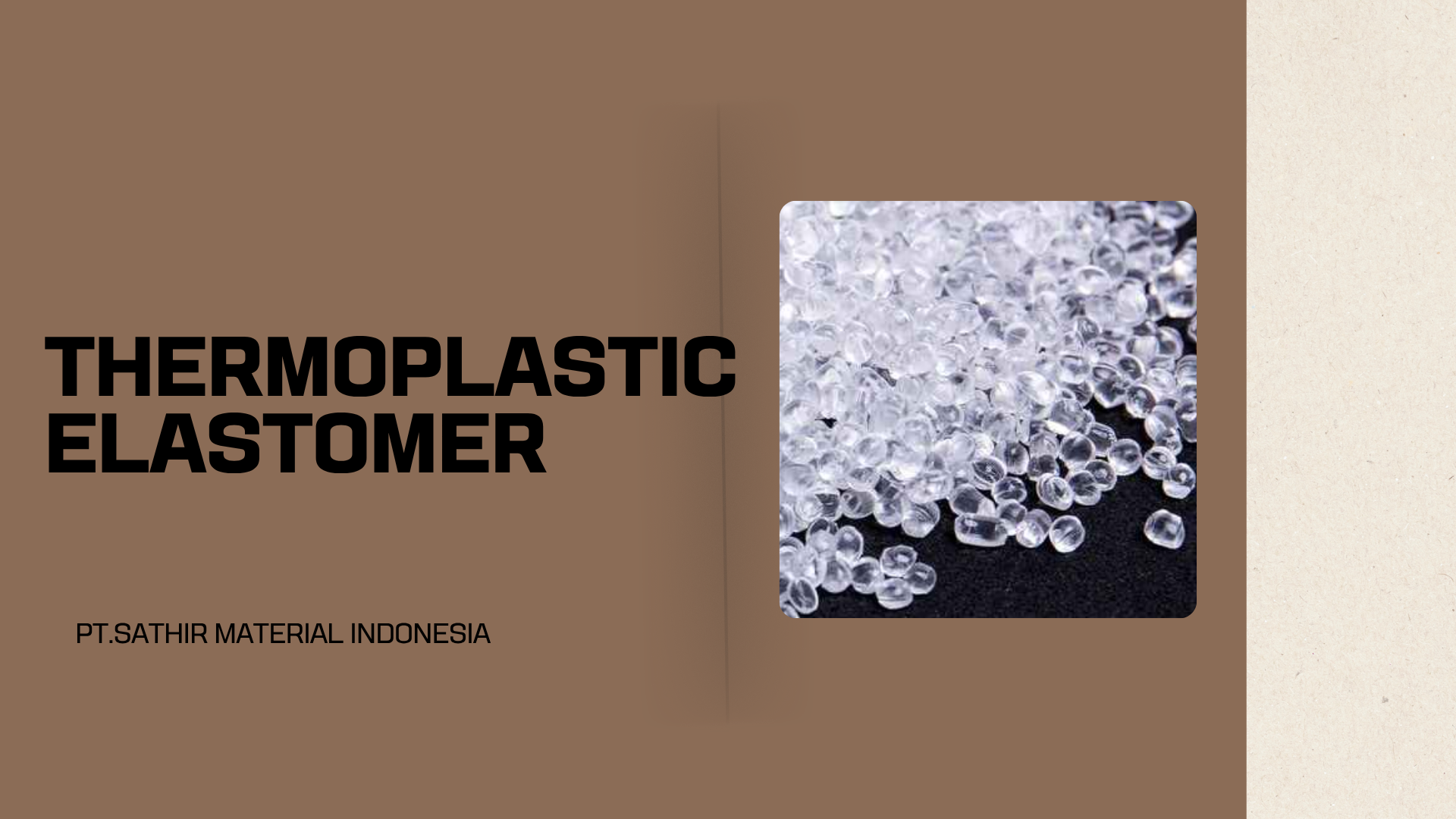 Pabrik Thermoplastic Elastomer 