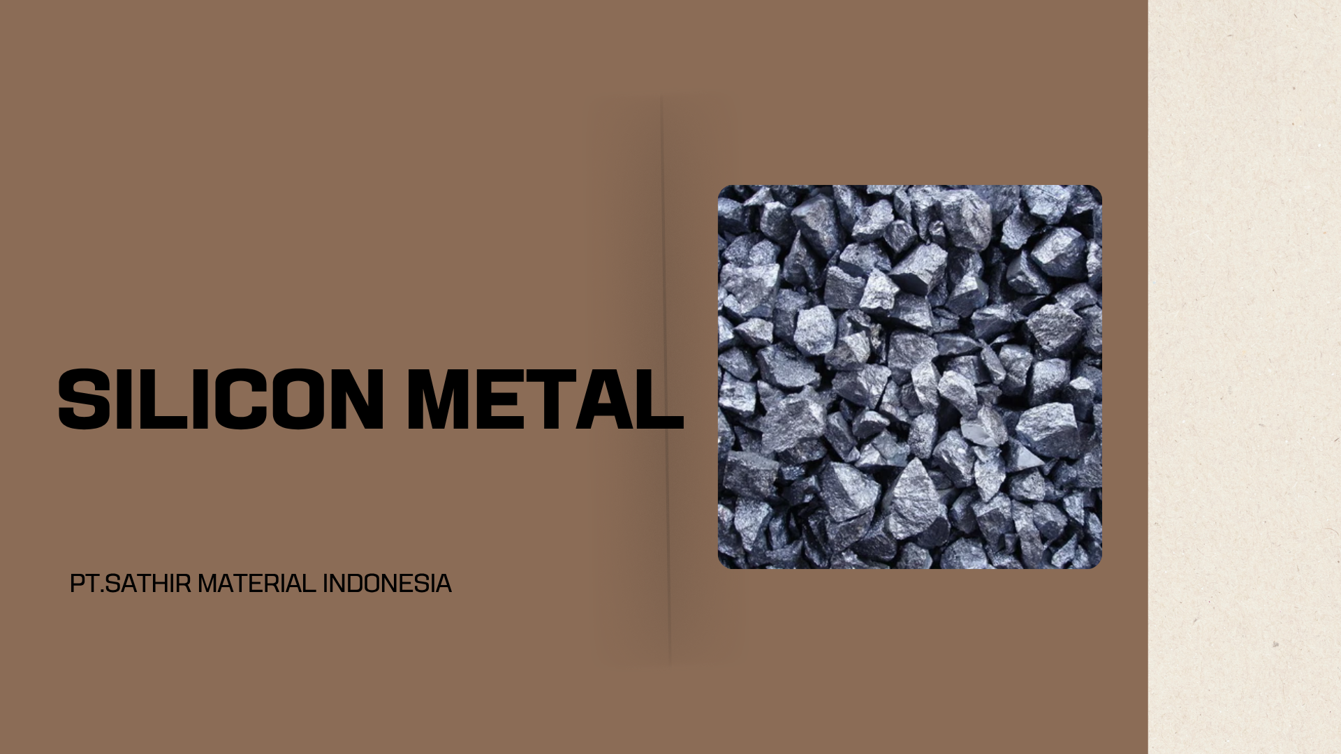Produksi Silicon Metal