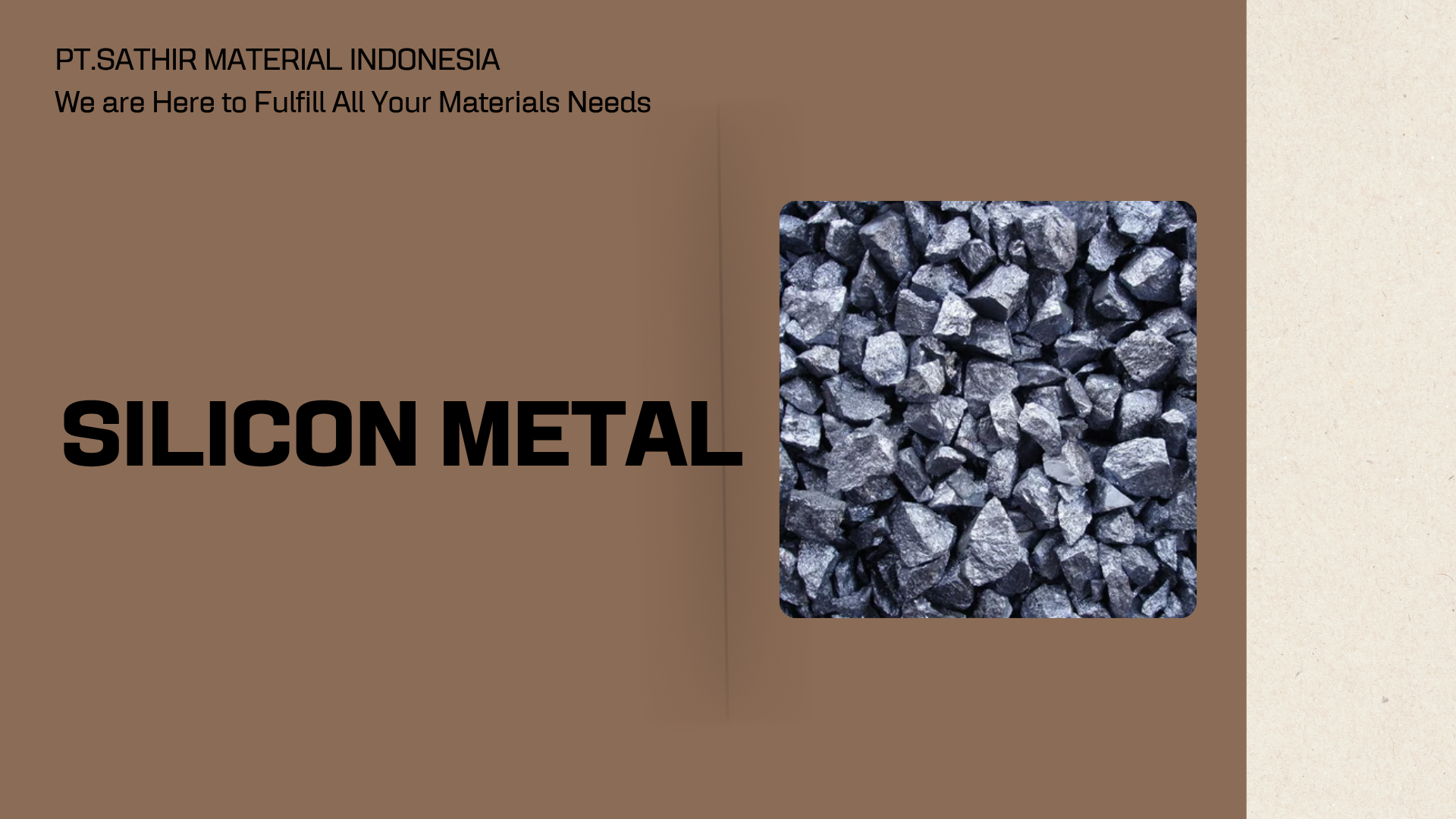 Produksi Silicon Metal