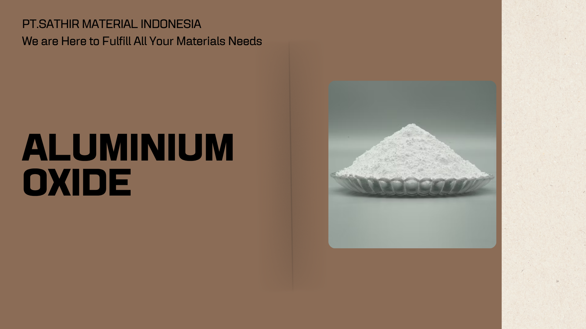 Pabrik Aluminium Oxide