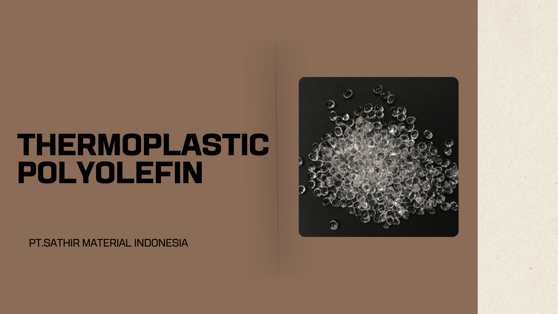 Pabrik Thermoplastic Polyolefin 