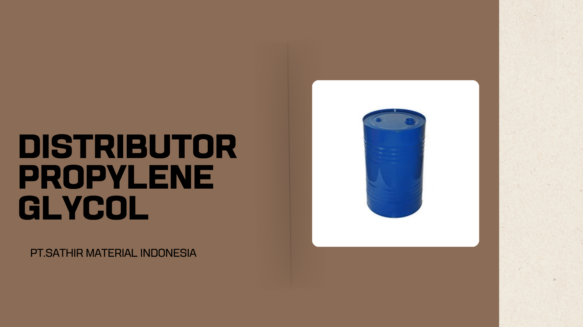 Distributor Propylene Glycol