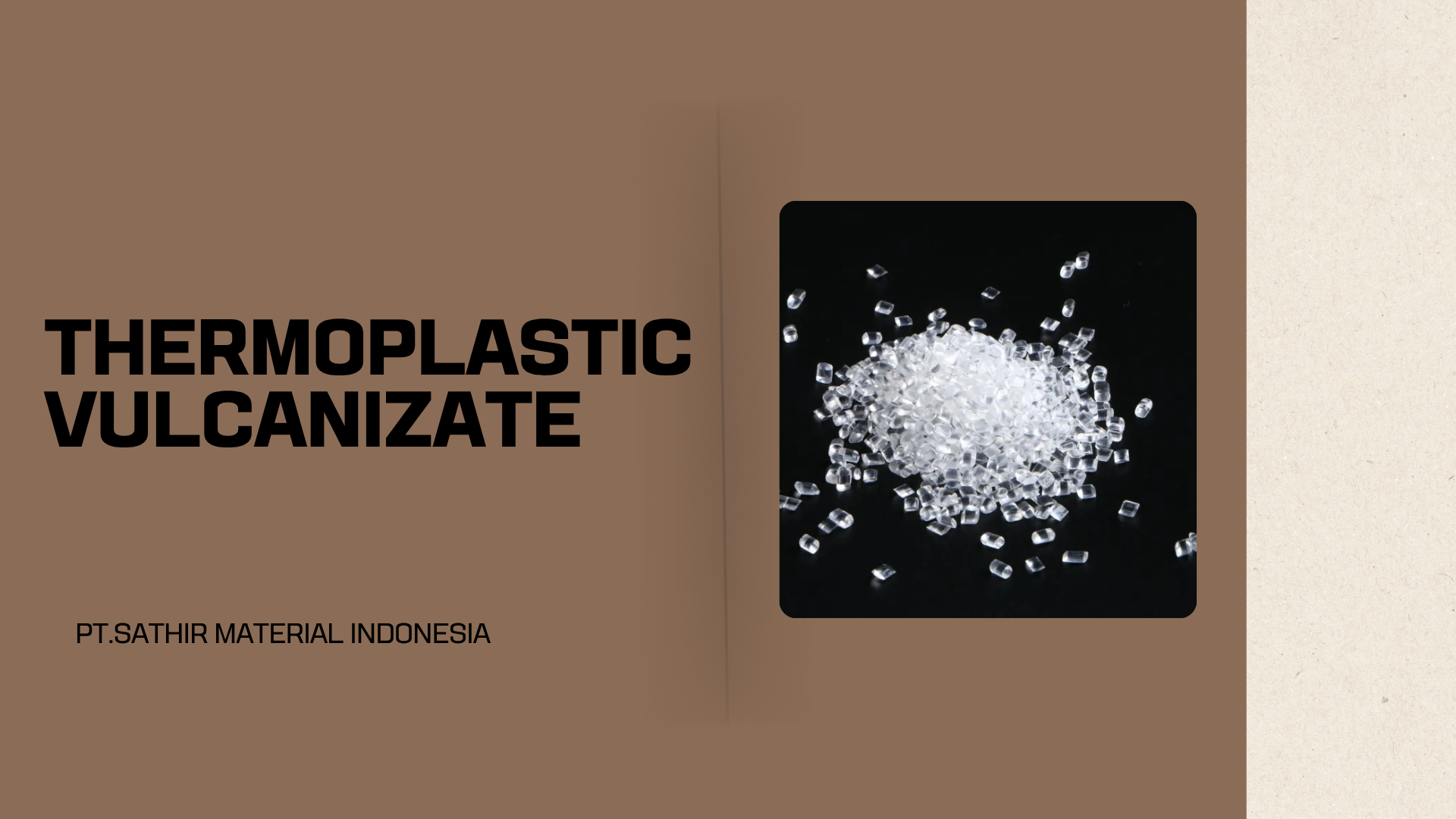 Pabrik Thermoplastic Vulcanizate 